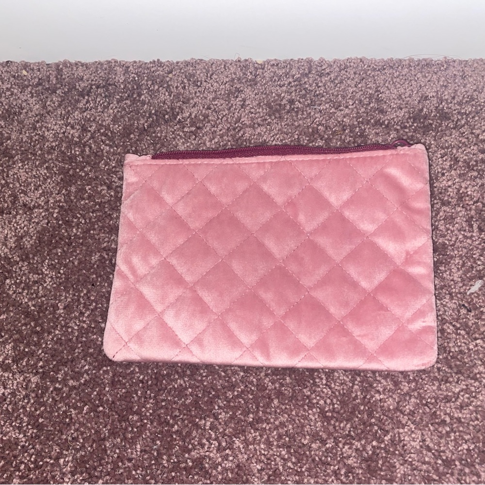 Velvet cosmetic bag